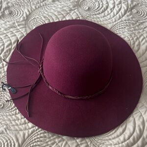 Fall Burgundy Women's Hat